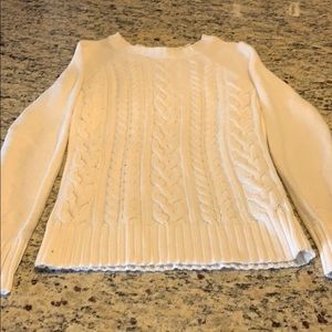 Women’s White Old Navy sweater size medium